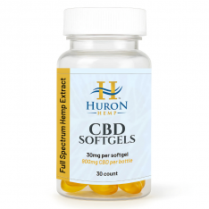 Huron Hemp - Softgels - 30mg FSO 30ct